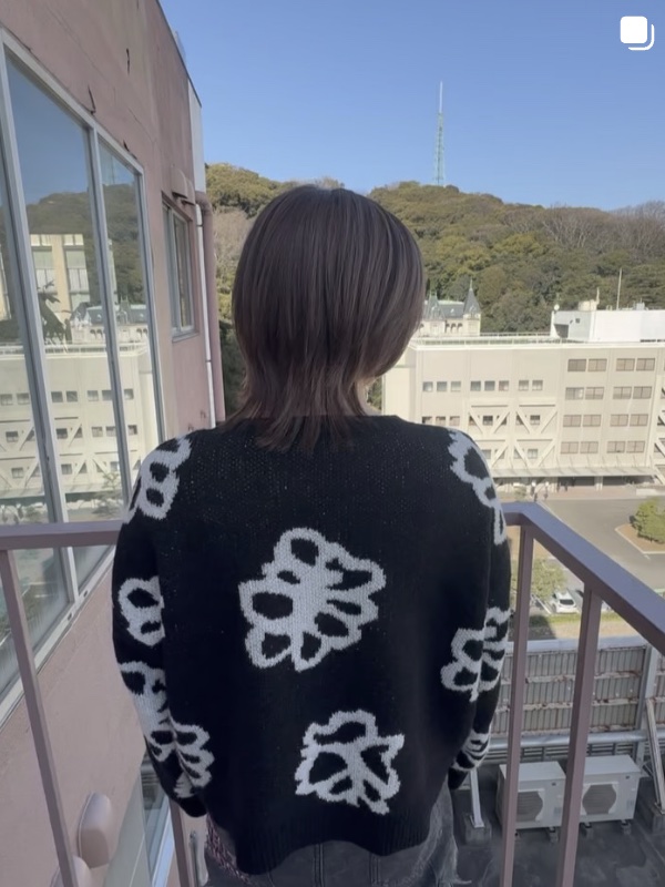 ミルクティーグレージュ ボブ
